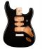 099-7103-706 Fender Deluxe Series Stratocaster Alder Guitar Body Black 0997103706